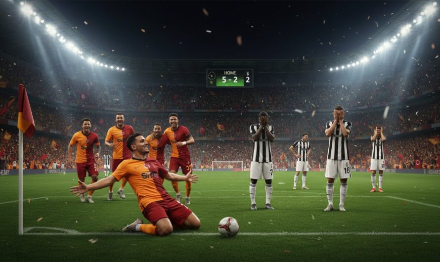 Galatasaray Juventus’u Ezip Geçti: 5-2’lik Fırtına