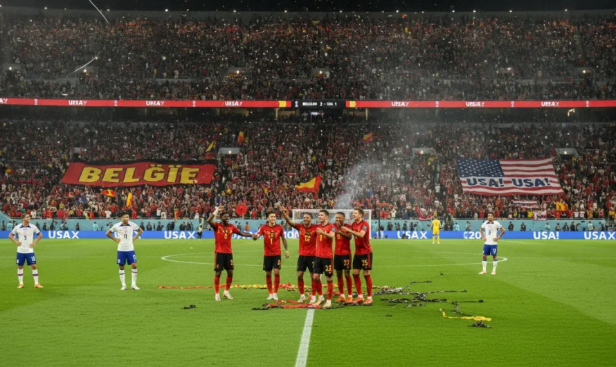 Belçika Çeyrek Final Biletini Dört Golle Aldı