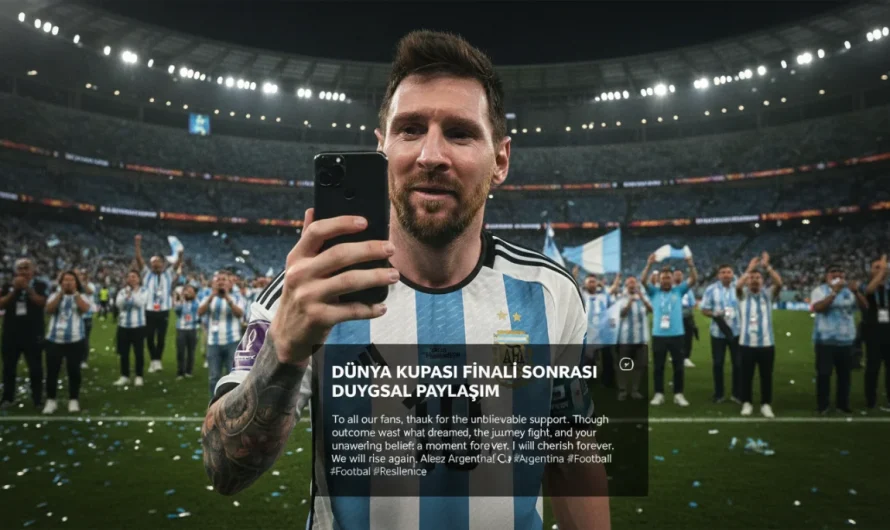 Tangocu Efsanenin Vedası: Messi’nin Hüzün Dolu Mesajı